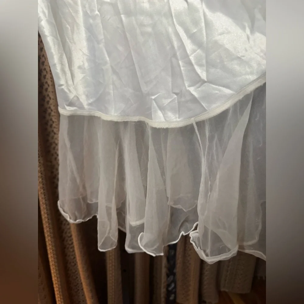 VTG Vandamere Sheer White Chemise